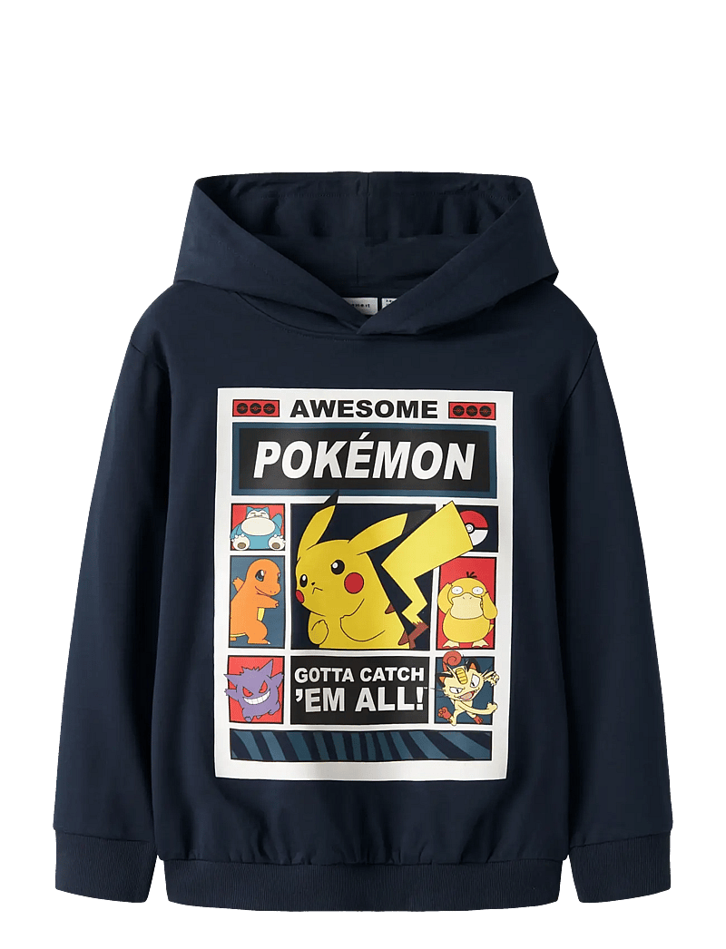 name it - NKMDU POKEMON NREG SWE WH BRU NOOS SKY - hoodies - navy blazer - 1