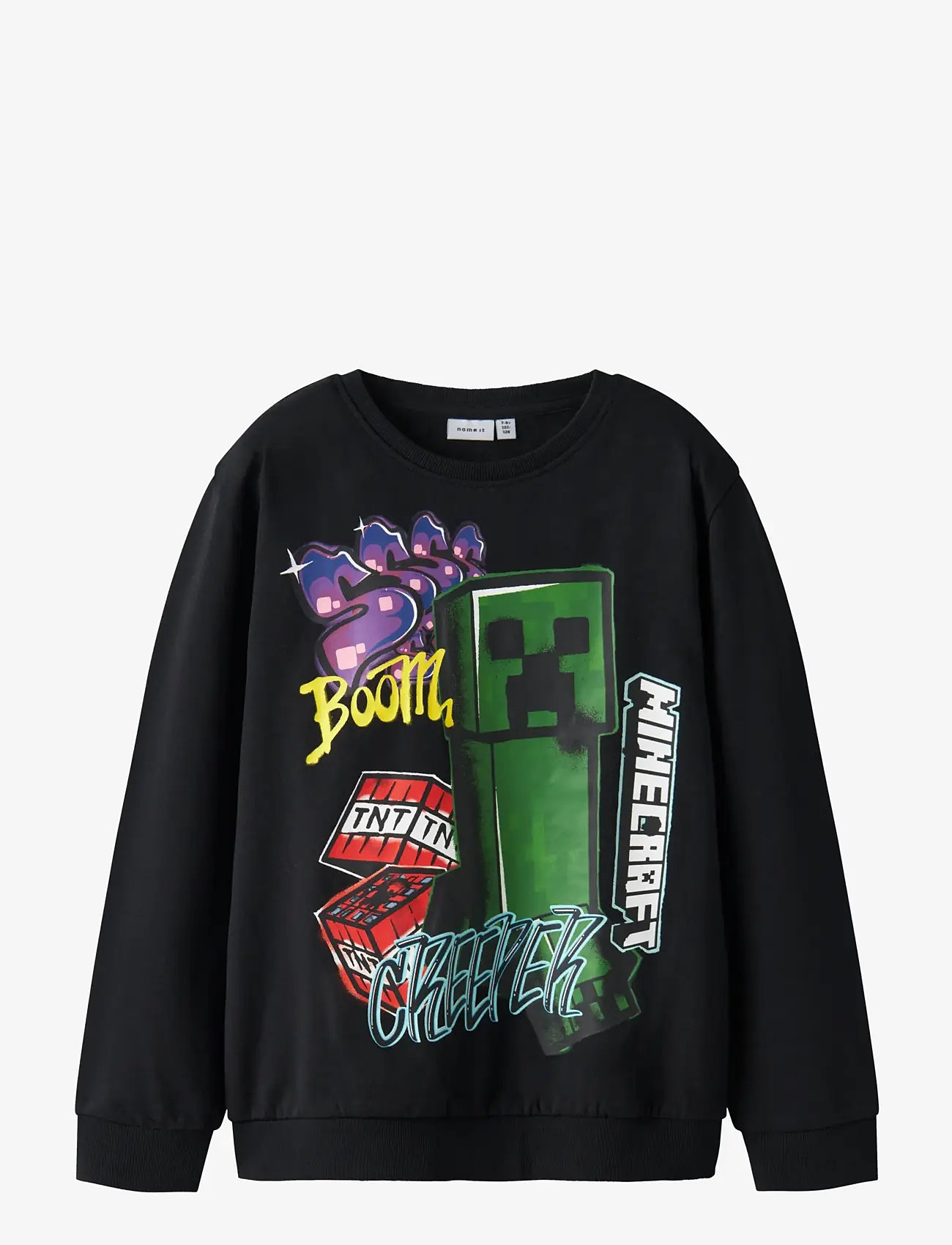 name it - NKMDAI MINECRAFT NREG SWEAT BRU NOOS BFU - dressipluusid - black - 1