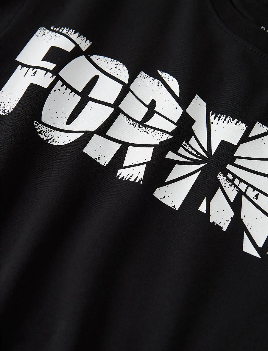 name it - NKMJAMBA FORTNITE SS NREG TOP NOOS BFU - kurzärmelige - black - 3