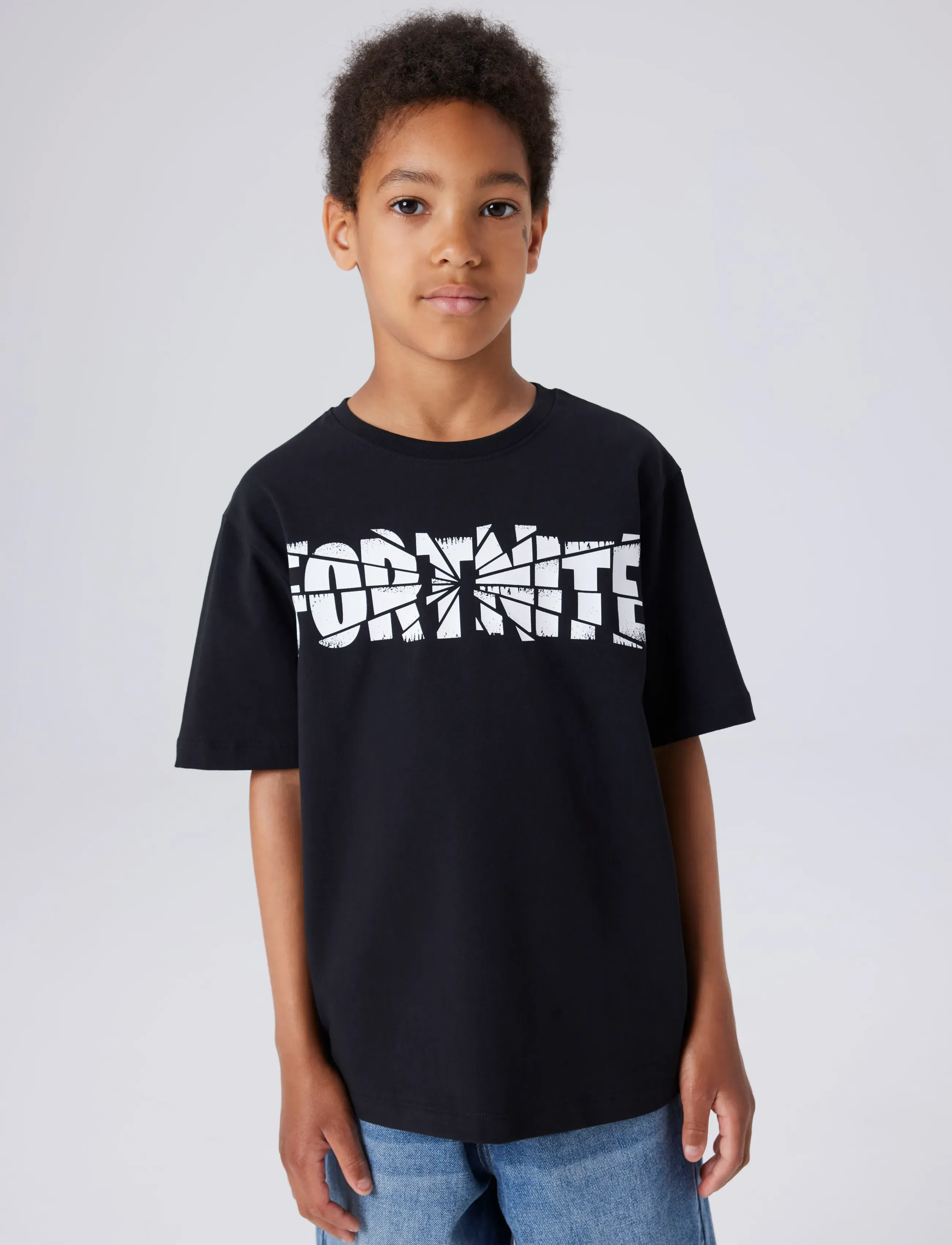 name it - NKMJAMBA FORTNITE SS NREG TOP NOOS BFU - kortærmede t-shirts - black - 4