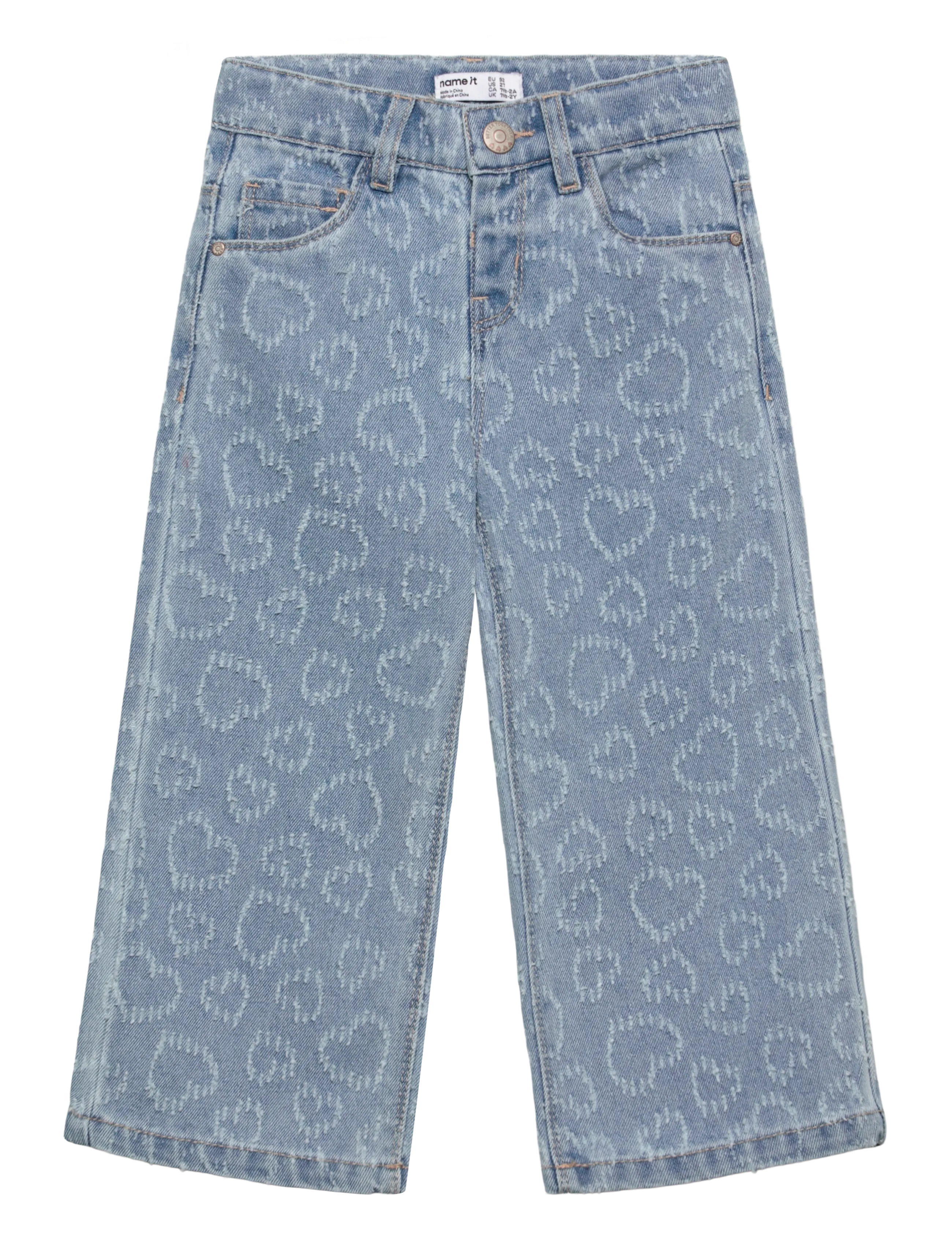 name it NMFROSE WIDE HEART JEANS 2015-DS H - Kläder - LIGHT BLUE DENIM / blue