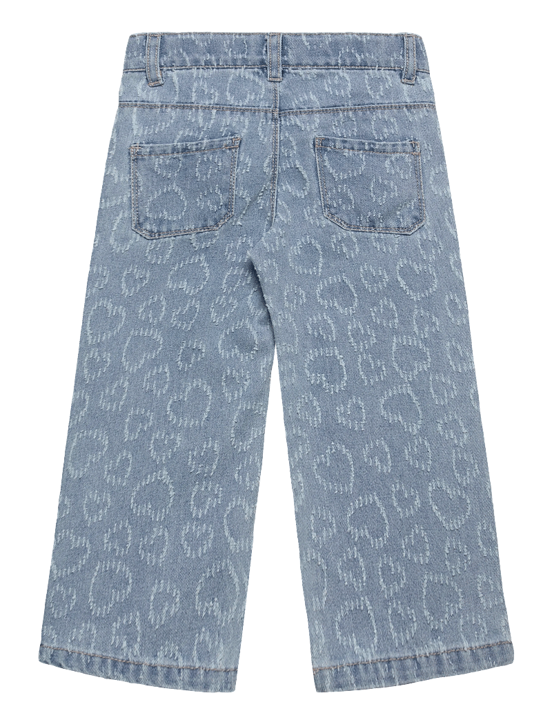 name it - NMFROSE WIDE HEART JEANS 2015-DS H - wide leg jeans - light blue denim - 1
