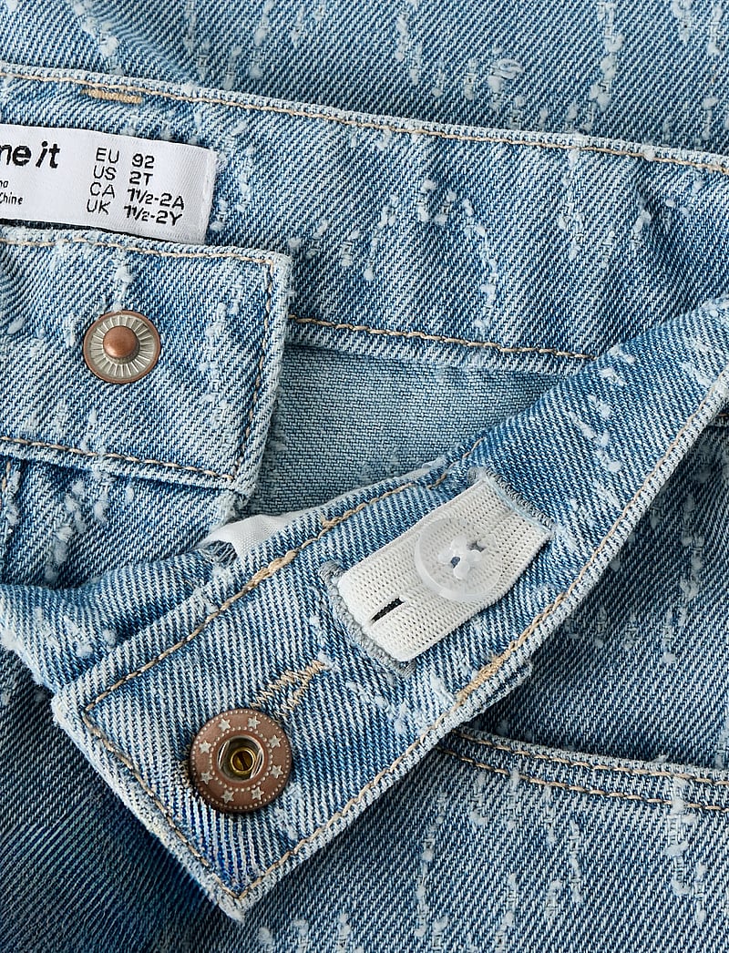 name it - NMFROSE WIDE HEART JEANS 2015-DS H - wide leg jeans - light blue denim - 4