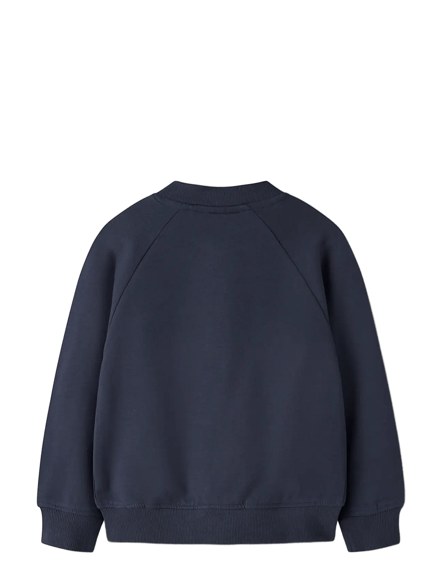 name it - NMMTALLI NREG SWEAT CARD UNB - sweatshirts - navy blazer - 1