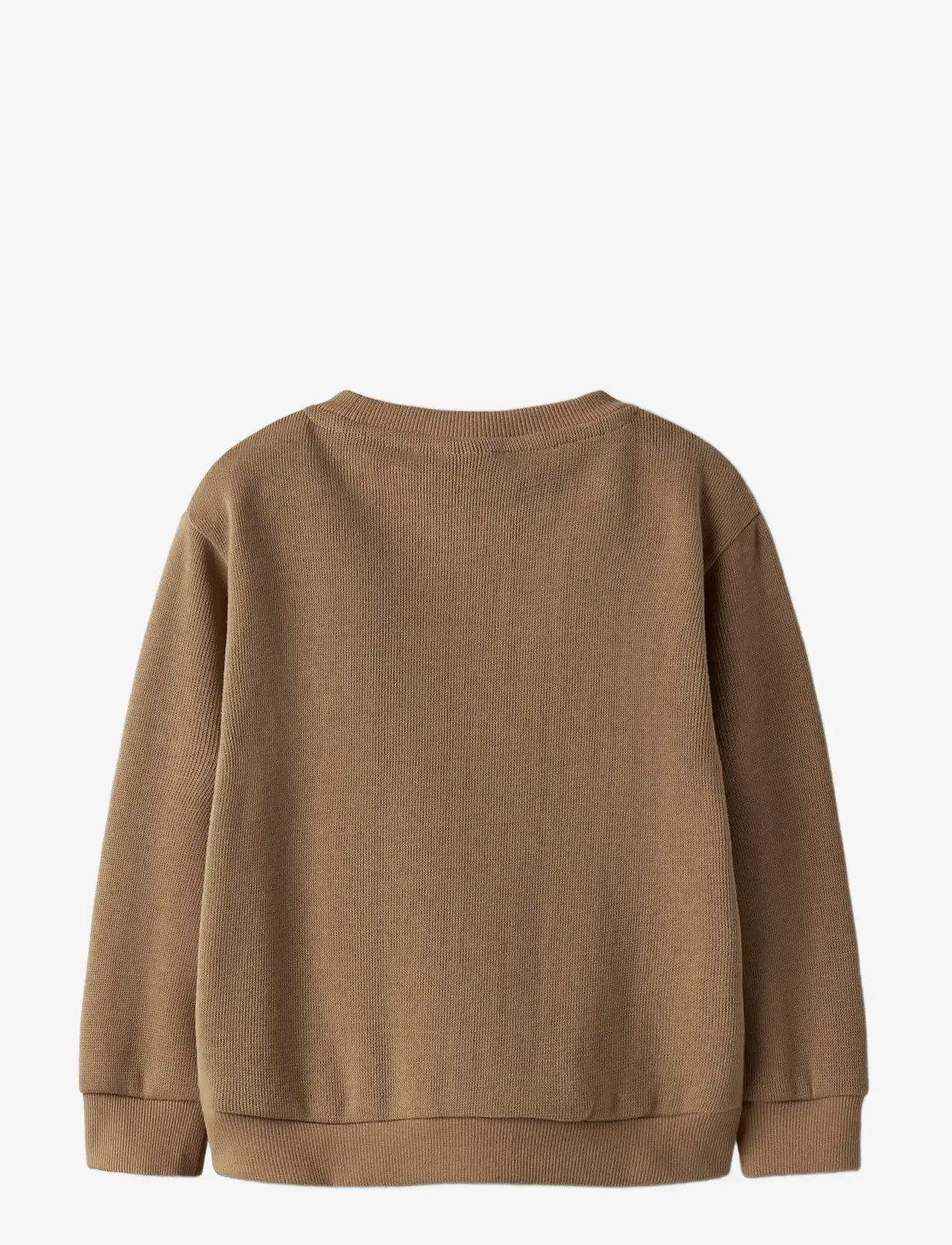 name it - NMMTOBEAR LS NREG SWEAT UNB - sweatshirts - toasted coconut - 2