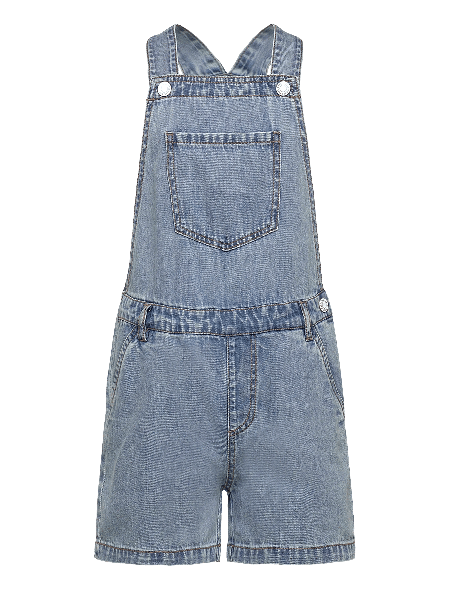 name it - NKFALMA DNM SHORTSALL 2228-OV F - jumpsuits - medium blue denim - 0