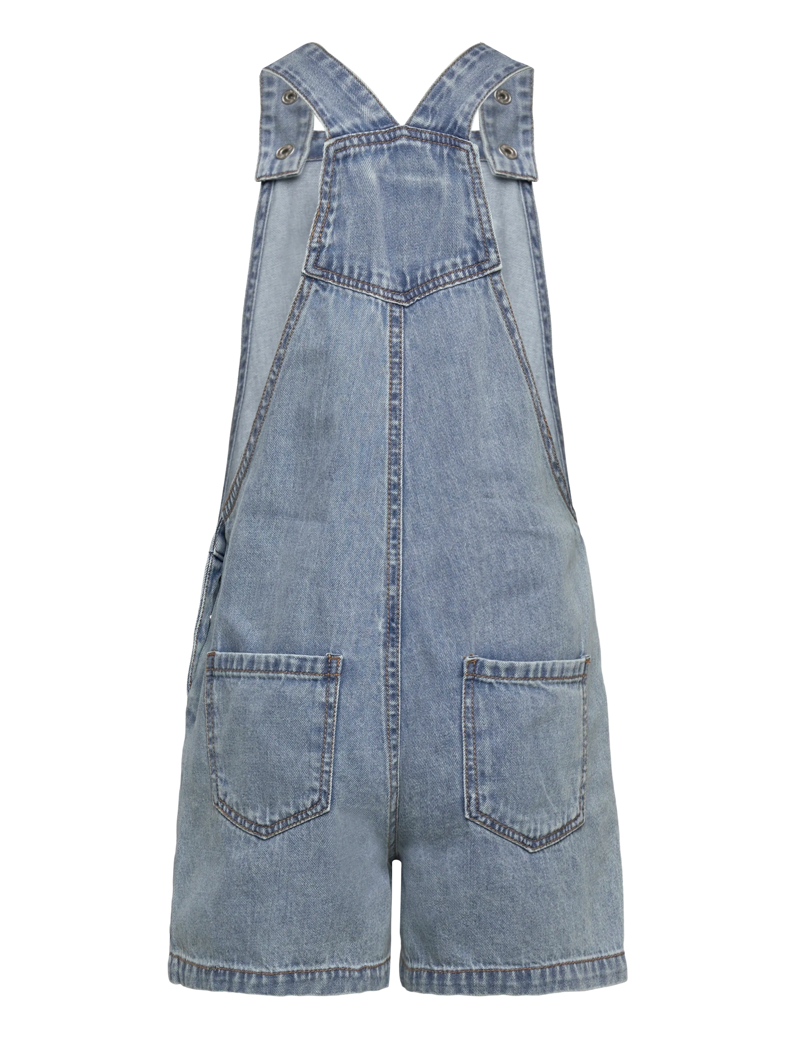 name it - NKFALMA DNM SHORTSALL 2228-OV F - jumpsuits - medium blue denim - 1