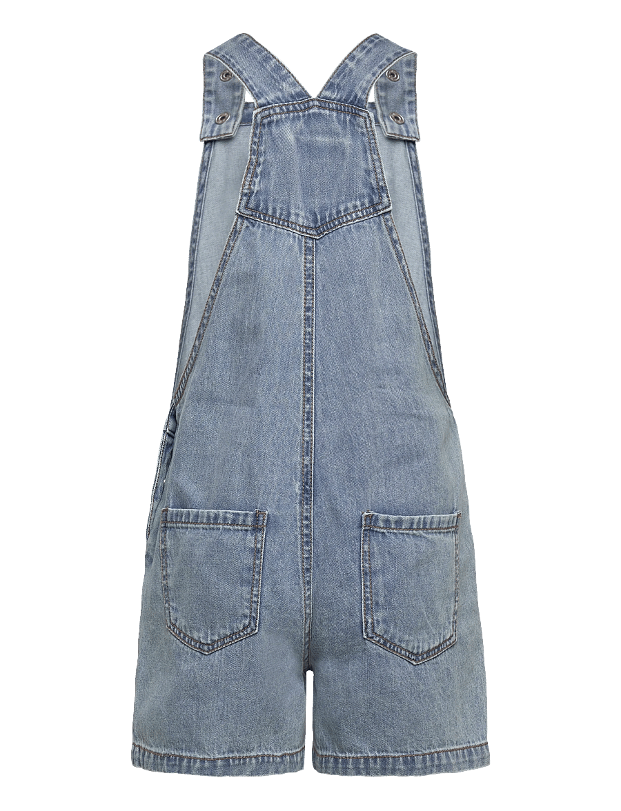 name it - NKFALMA DNM SHORTSALL 2228-OV F - jumpsuits - medium blue denim - 1