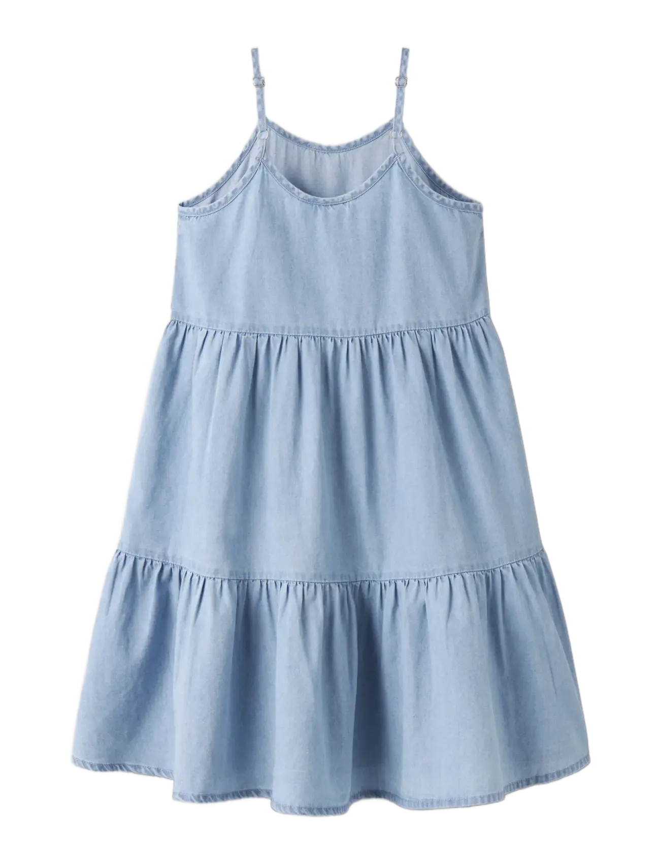 name it - NKFNAYA DNM DRESS 2229-YX F - robes décontractées sans manches - light blue denim - 1
