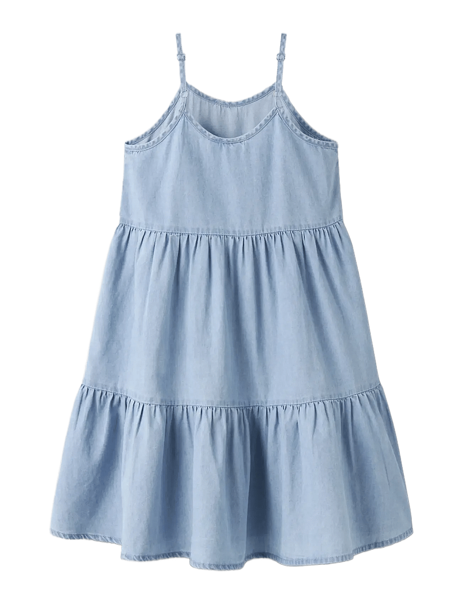 name it - NKFNAYA DNM DRESS 2229-YX F - Ärmlösa vardagsklänningar - light blue denim - 1