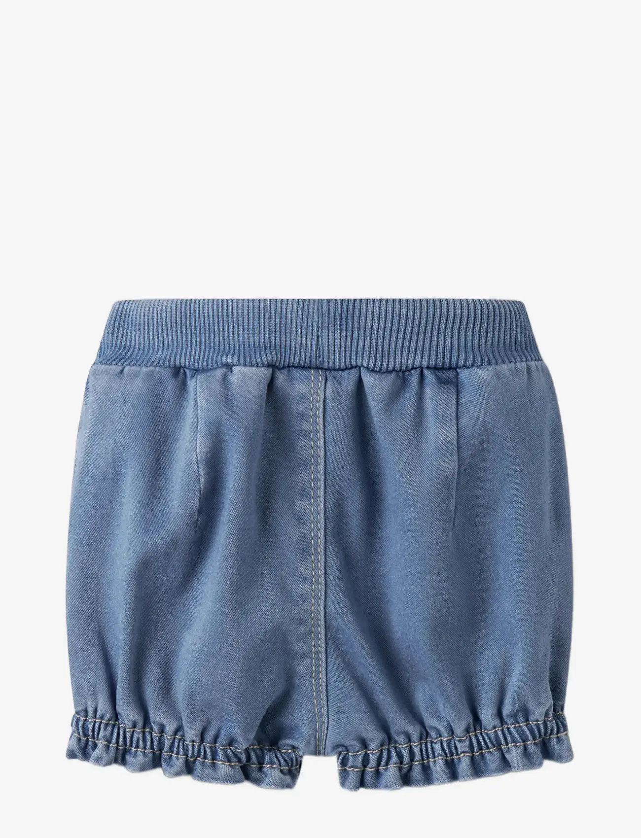 name it - NBFBELLA BAG DNM BLOOMER 2117-TO F - džinsiniai šortai - light blue denim - 1