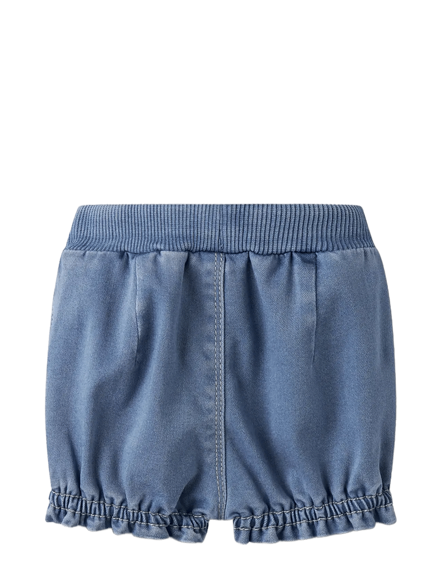 name it - NBFBELLA BAG DNM BLOOMER 2117-TO F - jeansshorts - light blue denim - 1