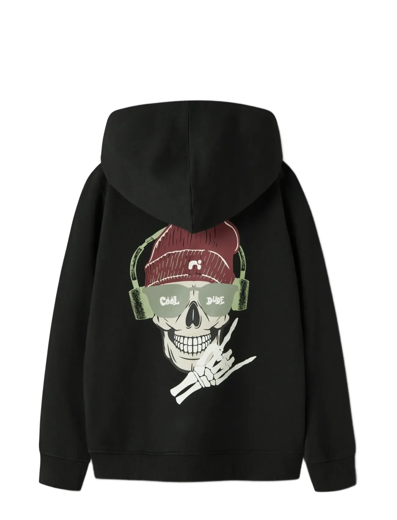 name it - NKMTEDDY LS SWEAT CARD WH BRU - hettegensere - black - 1