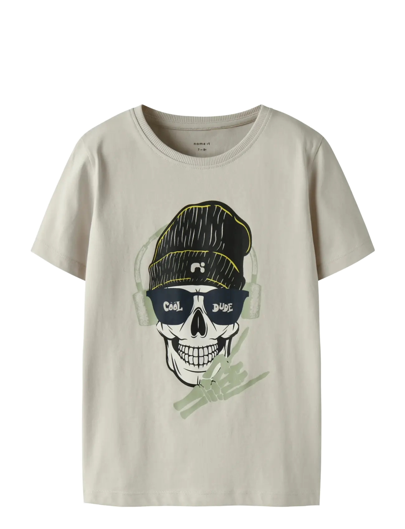 name it NKMTED SS TOP - Pakkumised - PUMICE STONE / beige