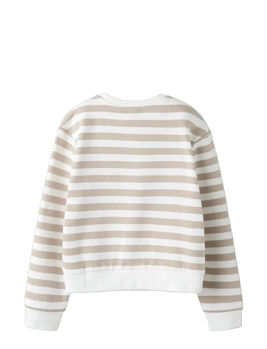 name it - NKFBELL SHORT NREG LS SWE BRU PS NOOS - sweatshirts - cloud dancer - 2