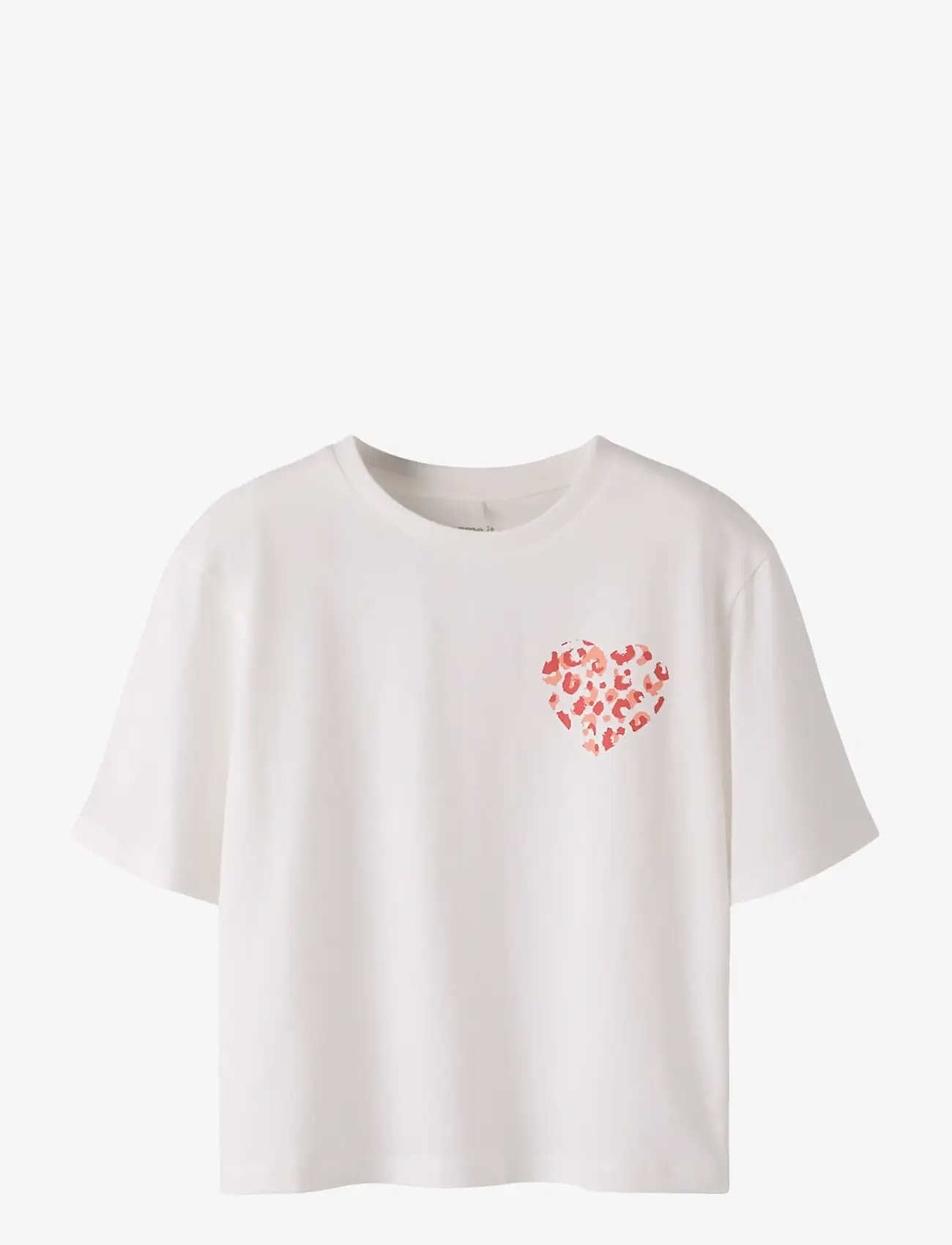 name it - NKFBEATRICE SS NREG SH TOP BOX PS NOOS - kortærmede t-shirts - cloud dancer - 1
