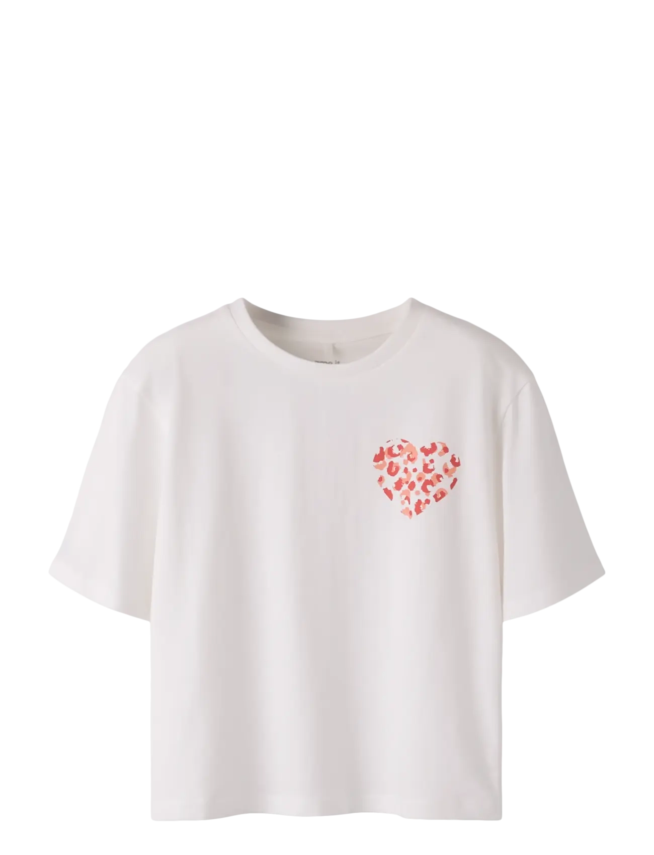 name it NKFBEATRICE SS NREG SH TOP BOX PS NOOS - Oberteile - CLOUD DANCER / white