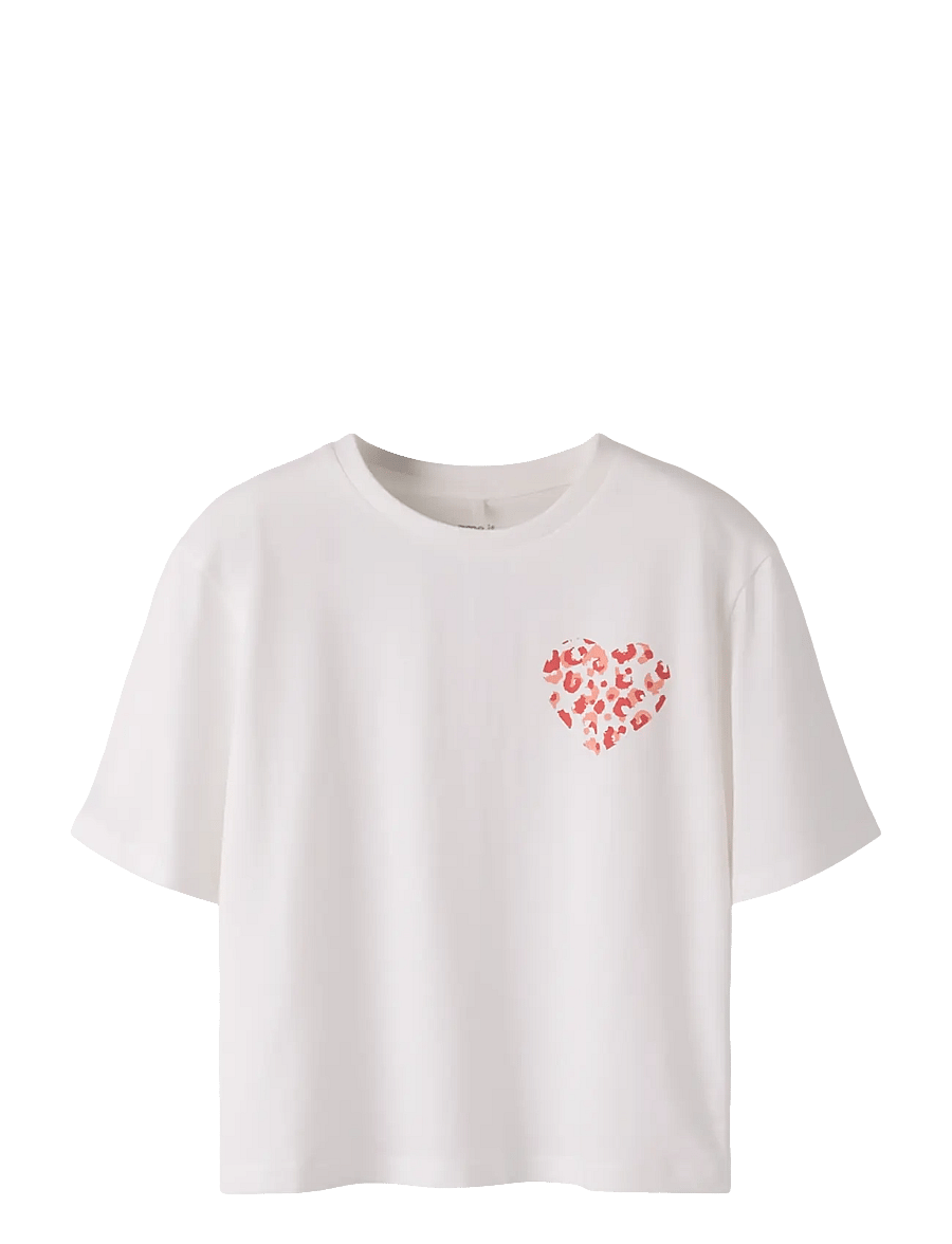 name it - NKFBEATRICE SS NREG SH TOP BOX PS NOOS - kortärmade t-shirts - cloud dancer - 1