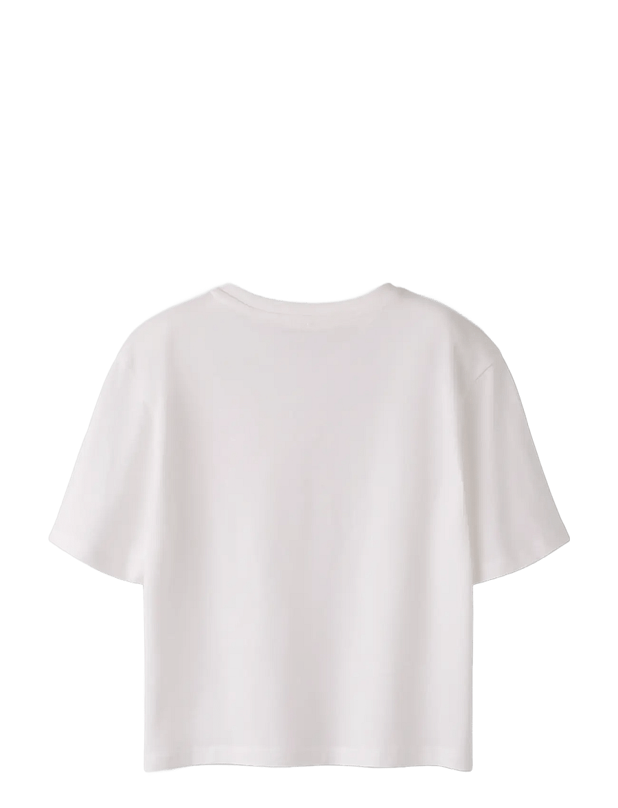 name it - NKFBEATRICE SS NREG SH TOP BOX PS NOOS - kortärmade t-shirts - cloud dancer - 2