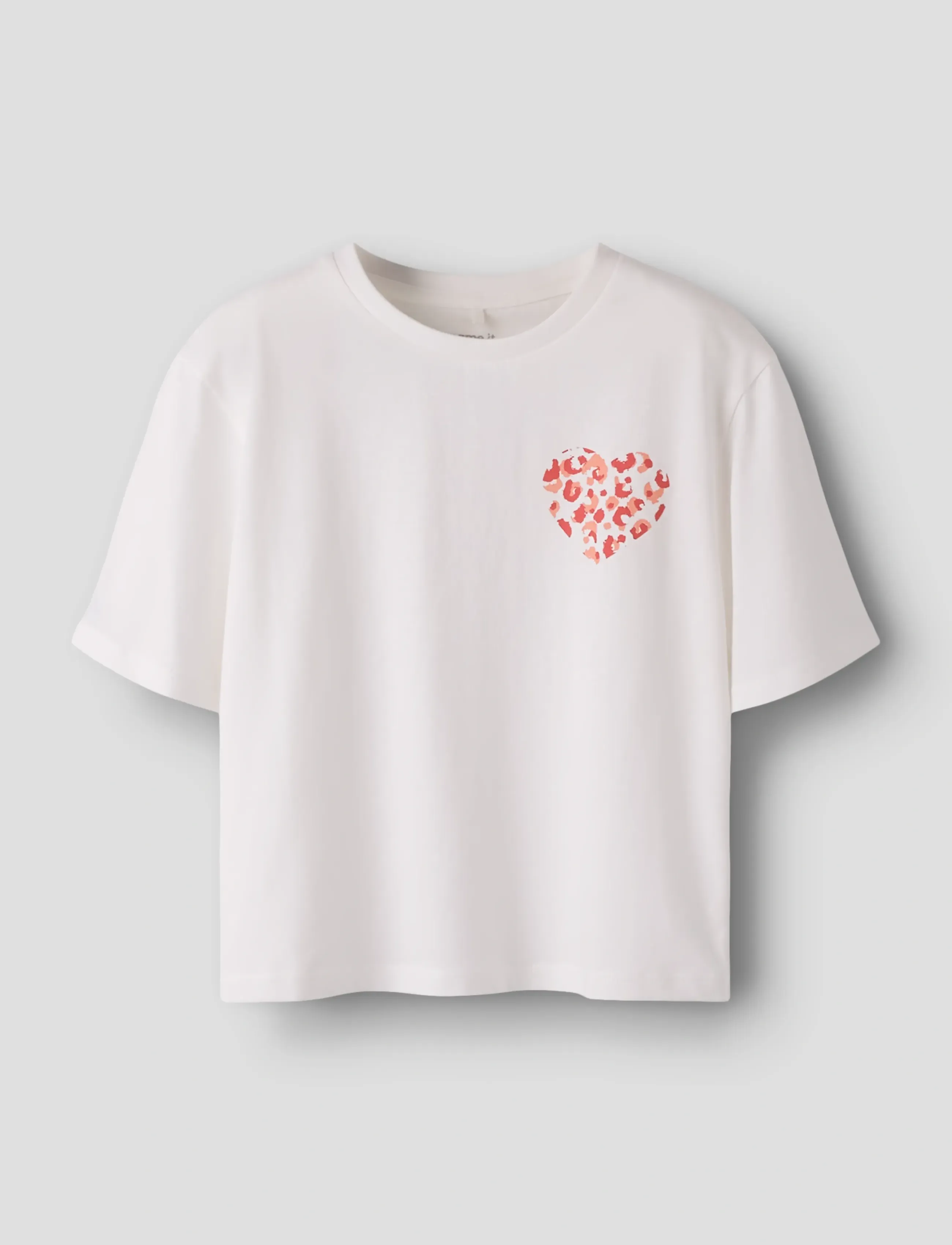 name it NKFBEATRICE SS NREG SH TOP BOX PS NOOS - Topper & T-skjorter - CLOUD DANCER / white