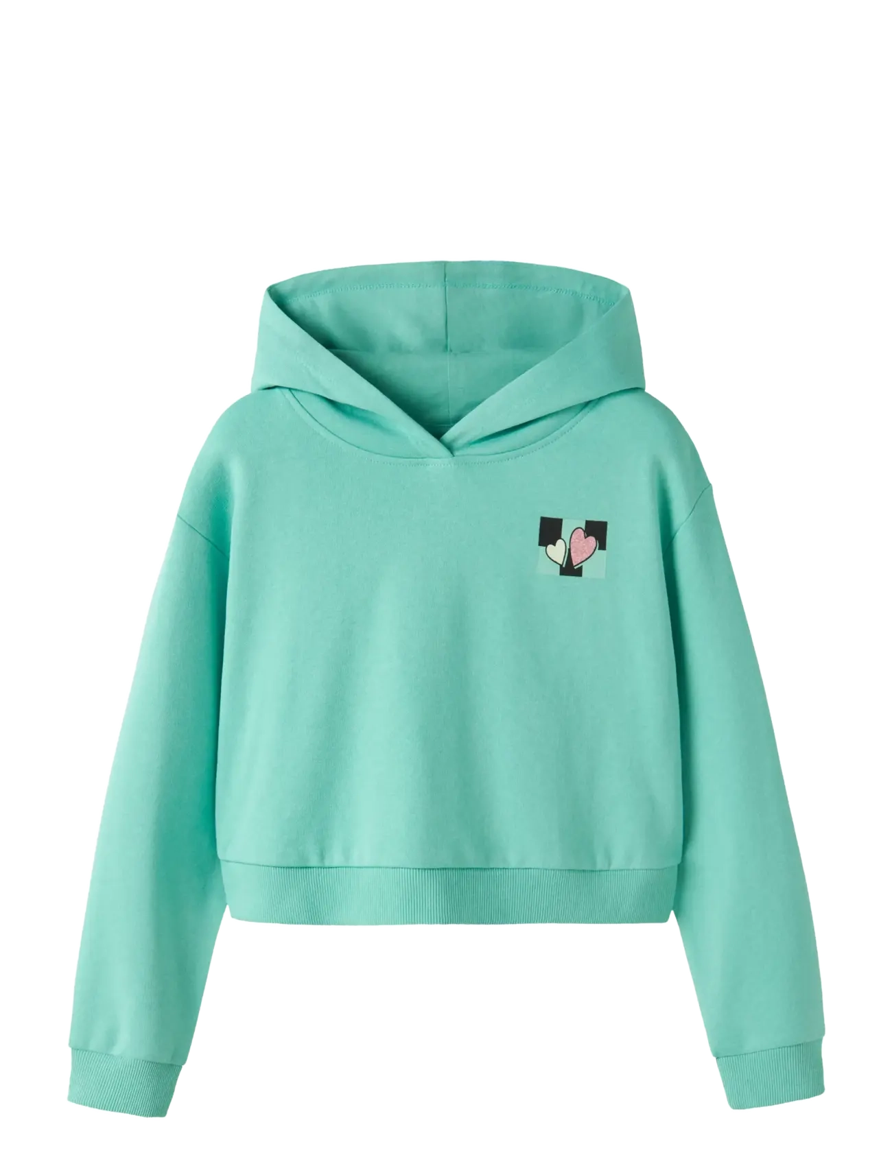 NKFTARA LS CROP RLX SWE WH BRU PS NOOS - POOL BLUE