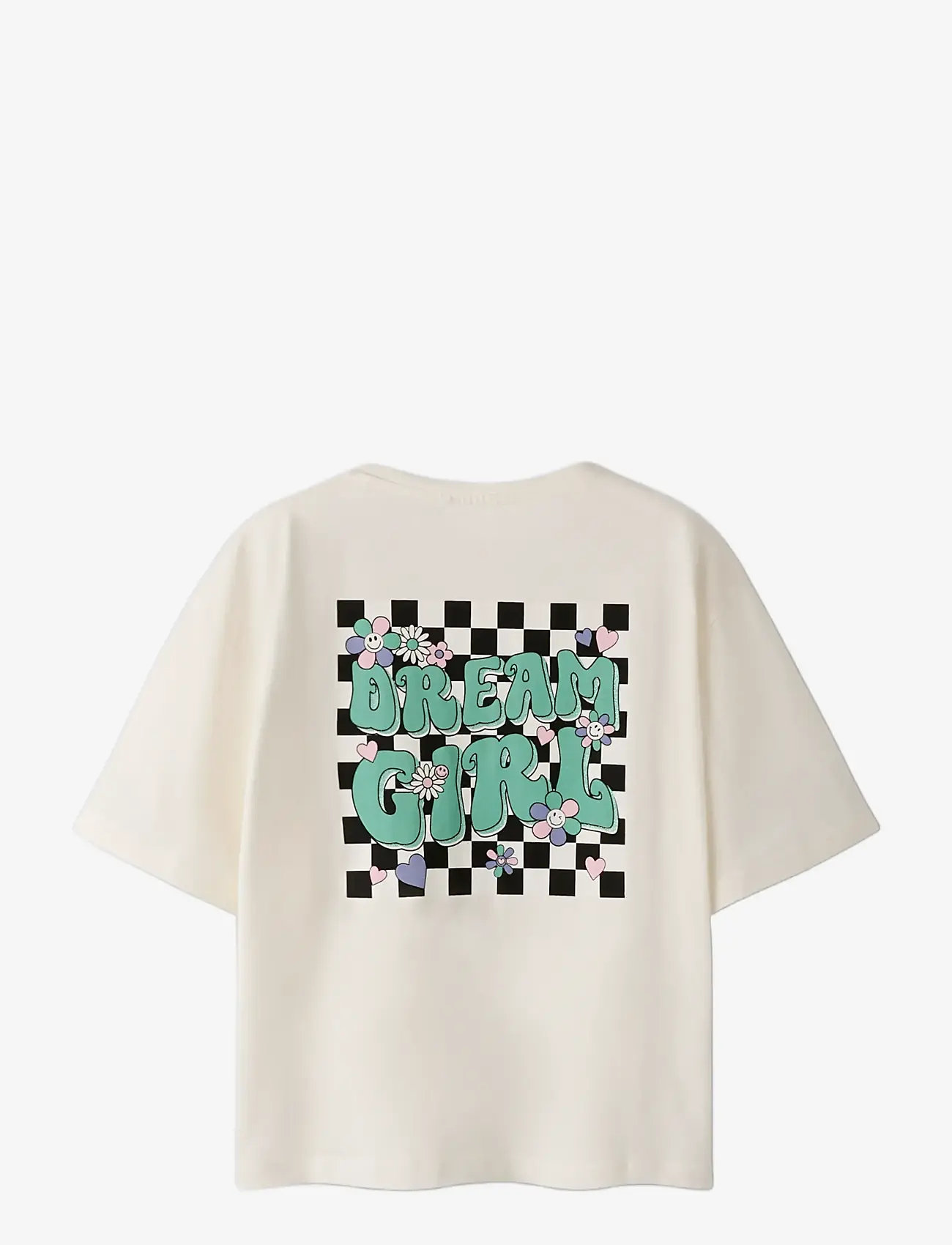 name it - NKFTARA SS RLX TOP PS NOOS - kortärmade t-shirts - cloud dancer - 1