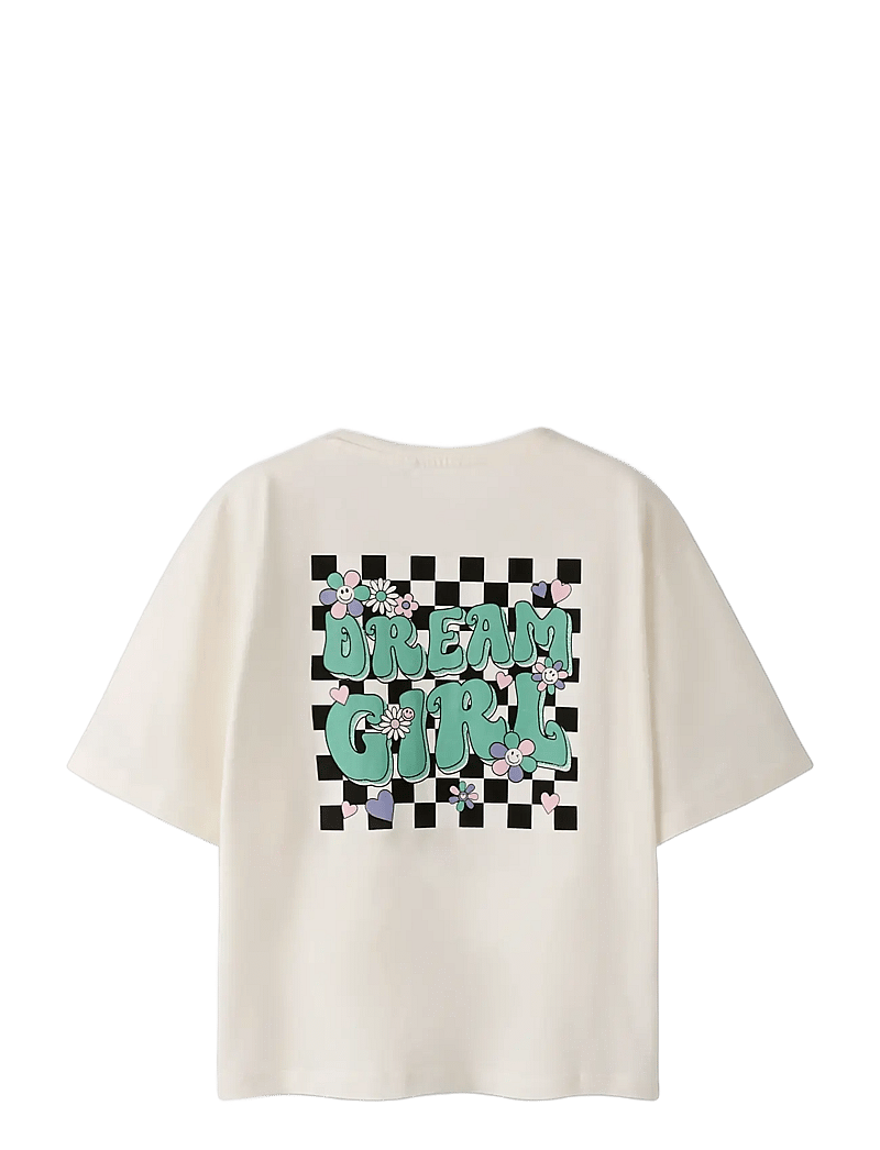 name it - NKFTARA SS RLX TOP PS NOOS - kortärmade t-shirts - cloud dancer - 1