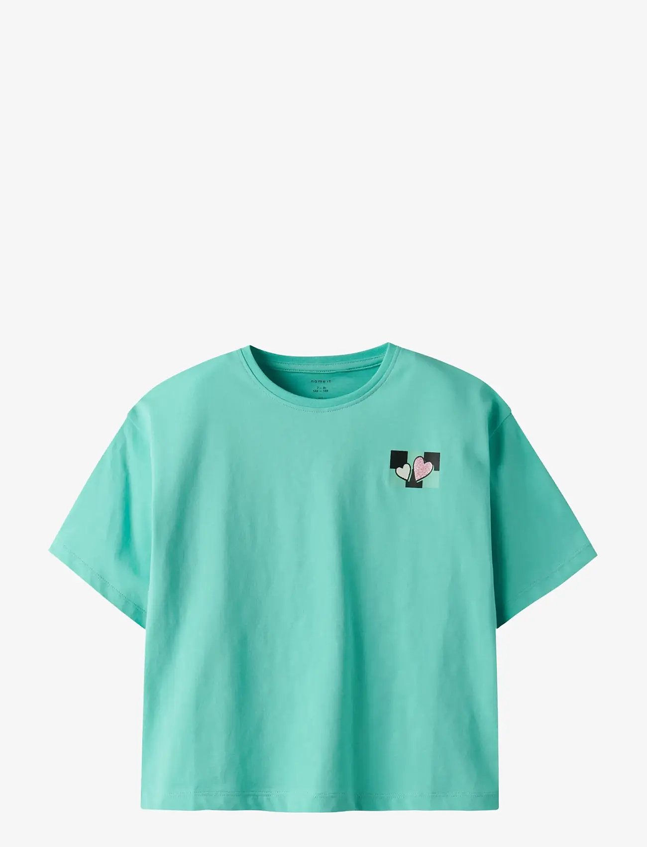 name it - NKFTARA SS RLX TOP PS NOOS - lyhythihaiset t-paidat - pool blue - 1