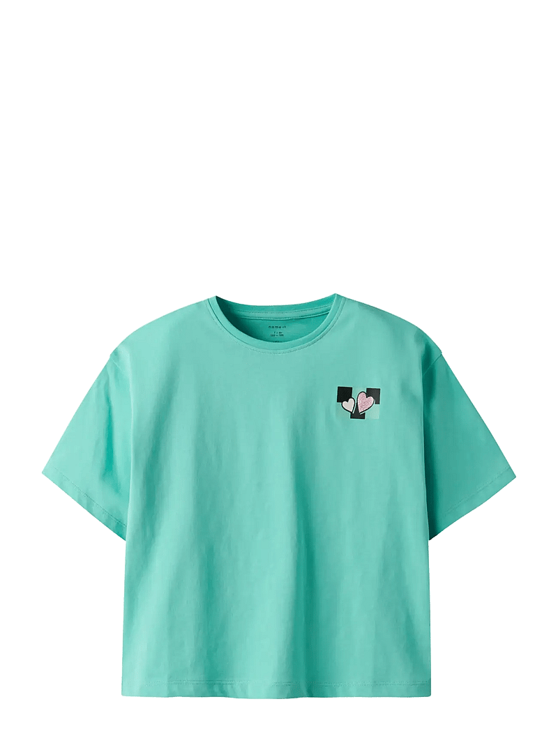 name it - NKFTARA SS RLX TOP PS NOOS - kurzärmelige - pool blue - 1