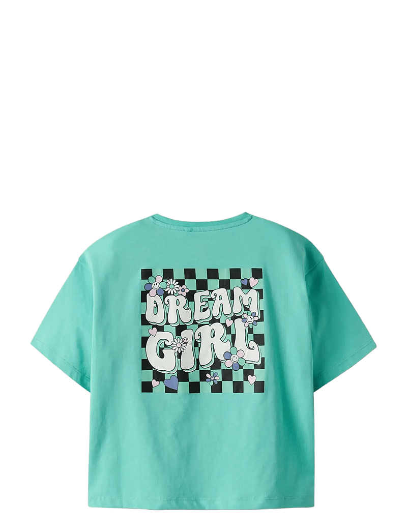 name it - NKFTARA SS RLX TOP PS NOOS - kurzärmelige - pool blue - 2