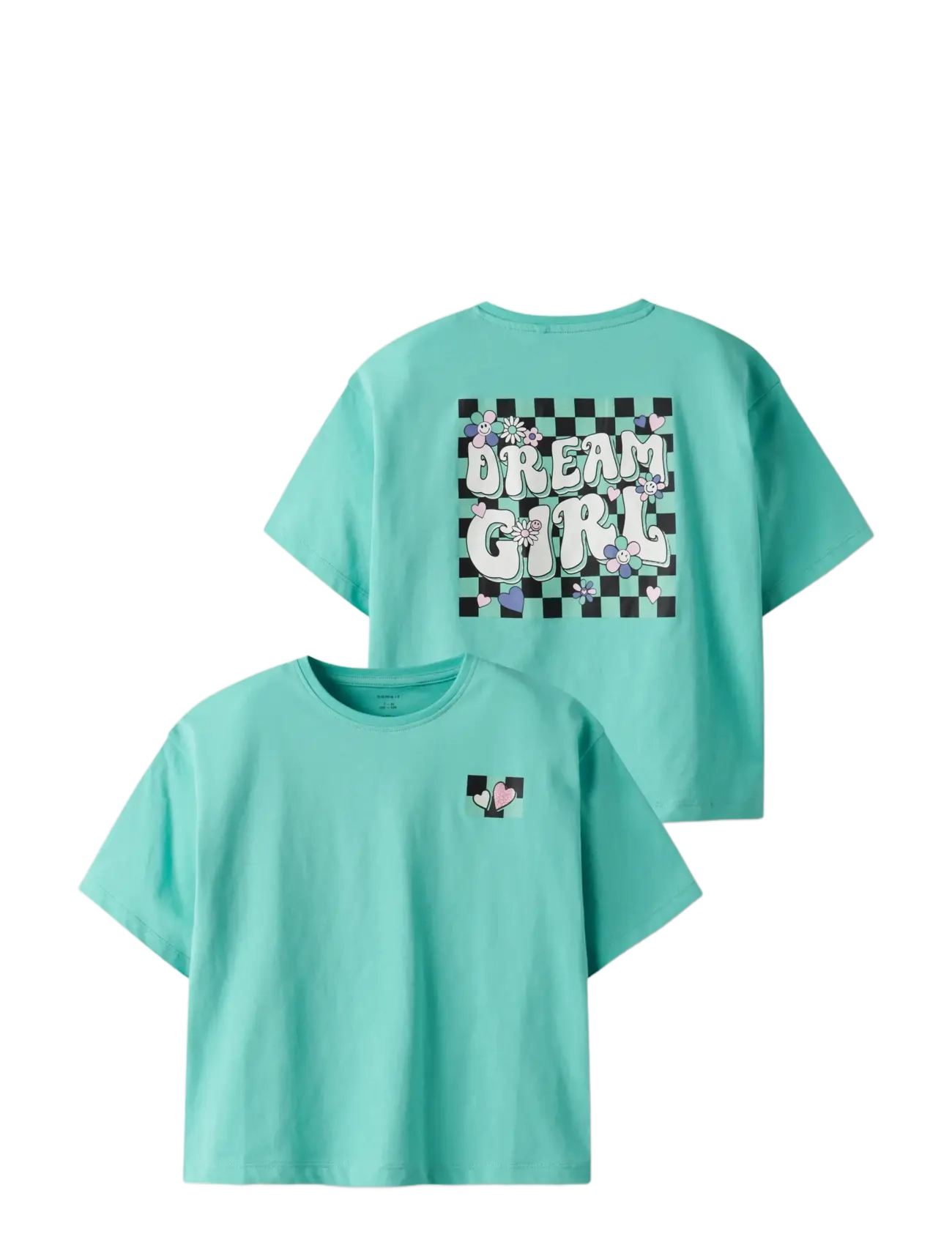 name it - NKFTARA SS RLX TOP PS NOOS - lyhythihaiset t-paidat - pool blue - 3