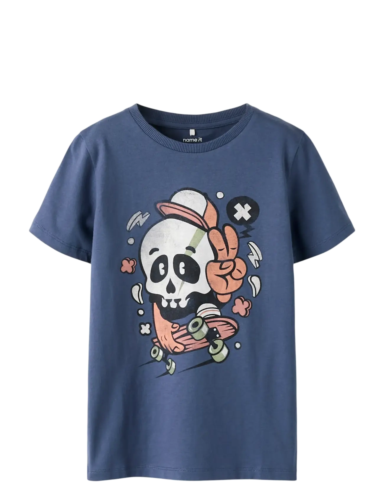 name it NKMBASTIAN SS TOP BOX PS NOOS - View all - VINTAGE INDIGO / blue