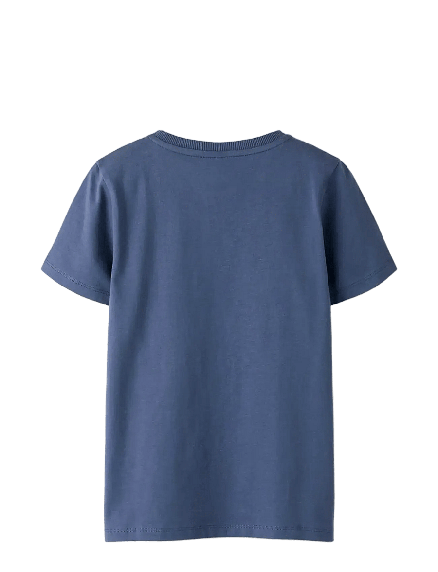 name it - NKMBASTIAN SS TOP BOX PS NOOS - kortärmade t-shirts - vintage indigo - 2
