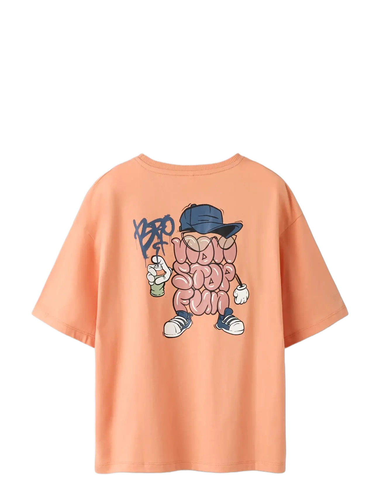 name it - NKMBLEZE SS RLX TOP PS NOOS - short-sleeved t-shirts - shell coral - 1