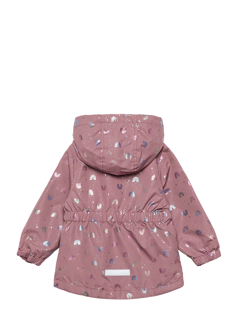 name it - NMFMAXI JACKET LI FOIL AOP - regenjacken - grape shake - 1