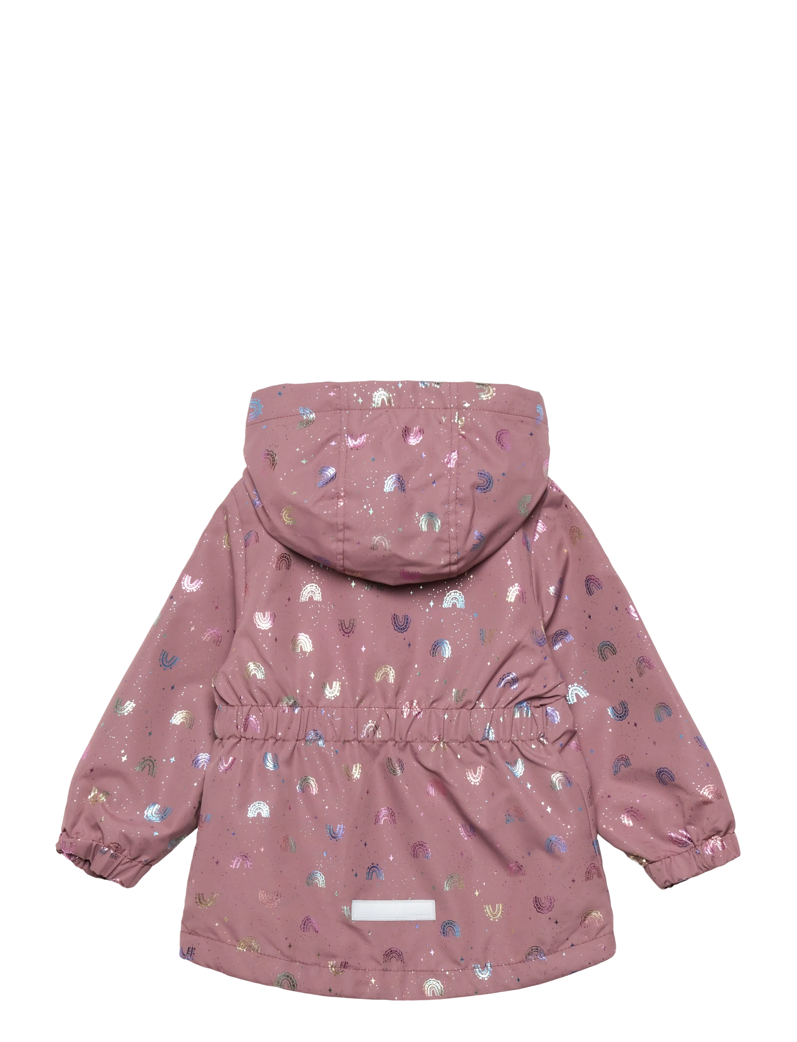 name it - NMFMAXI JACKET LI FOIL AOP - rain coats - grape shake - 1