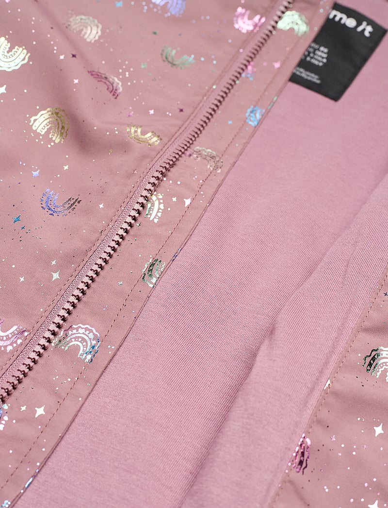 name it - NMFMAXI JACKET LI FOIL AOP - regenjacken - grape shake - 5