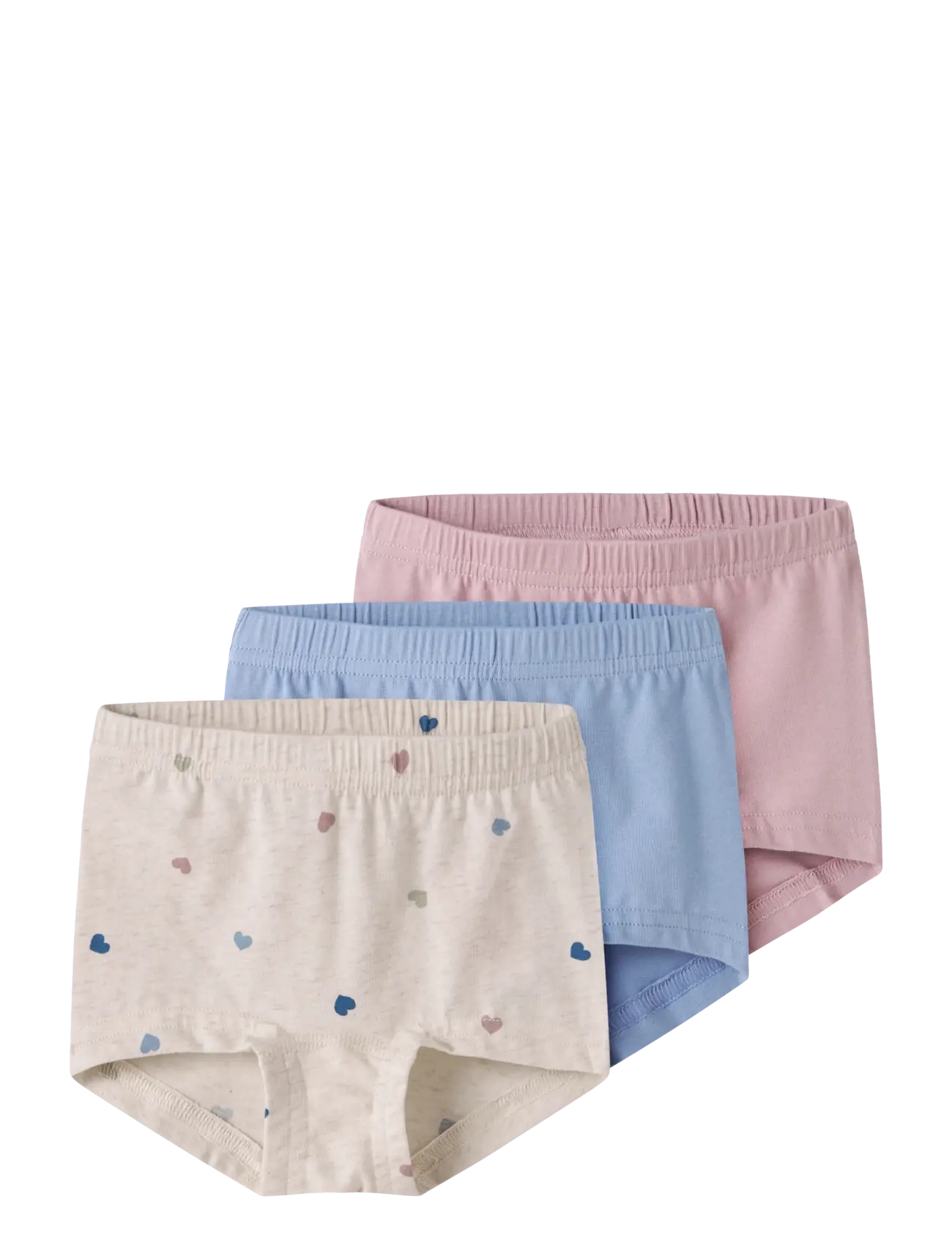 name it NMFTIGHTS 3P PEYOTE HEARTS NOOS - Trosor - PEYOTE MELANGE / cream