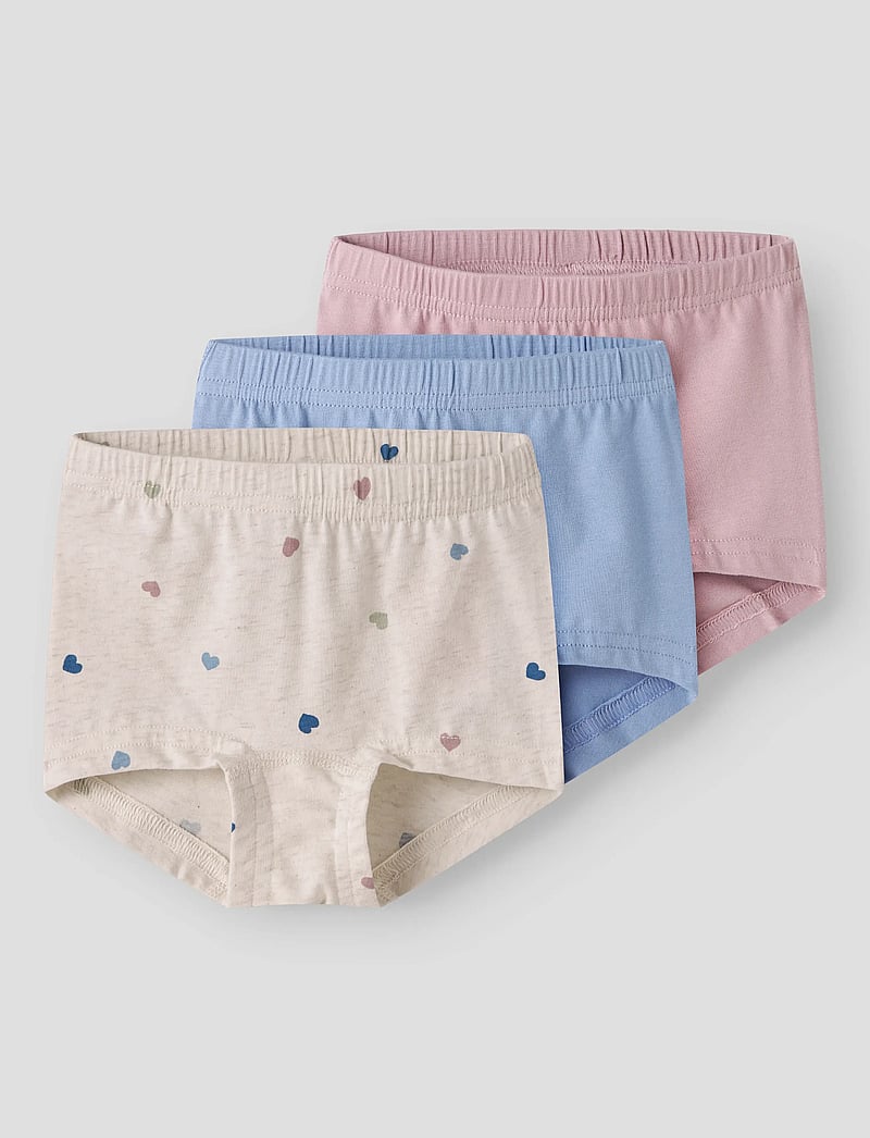 name it - NMFTIGHTS 3P PEYOTE HEARTS NOOS - aluspüksid - peyote melange - 0