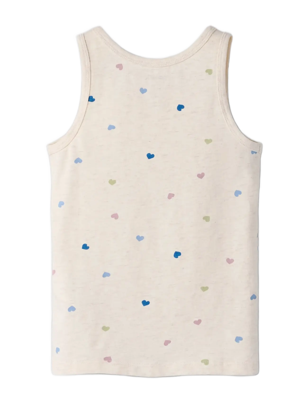 name it - NMFTANK TOP 2P PEYOTE HEARTS NOOS - bez rękawów - peyote melange - 2