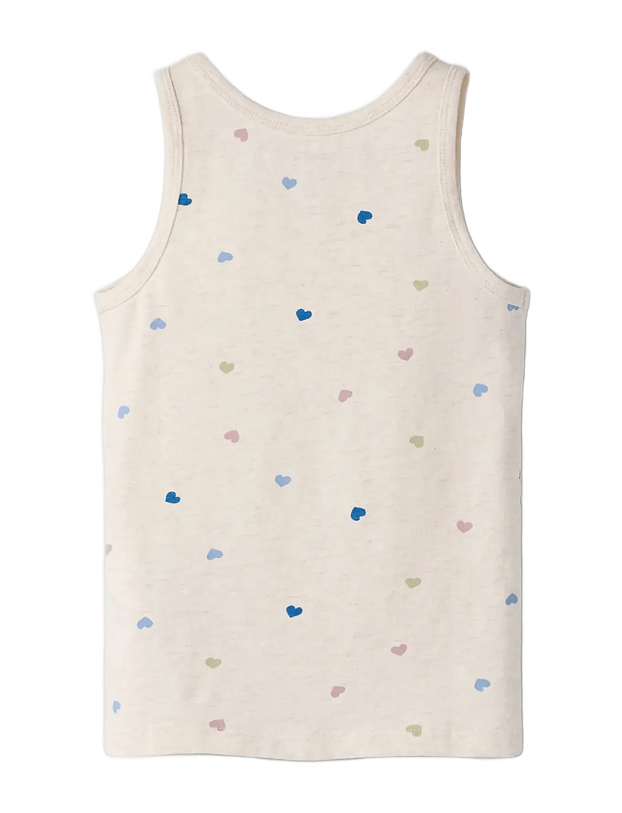 name it - NMFTANK TOP 2P PEYOTE HEARTS NOOS - Ærmeløs undertrøje - peyote melange - 2