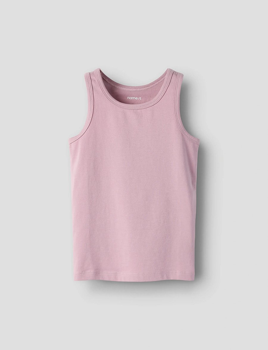 name it - NMFTANK TOP 2P PEYOTE HEARTS NOOS - Ærmeløs undertrøje - peyote melange - 3