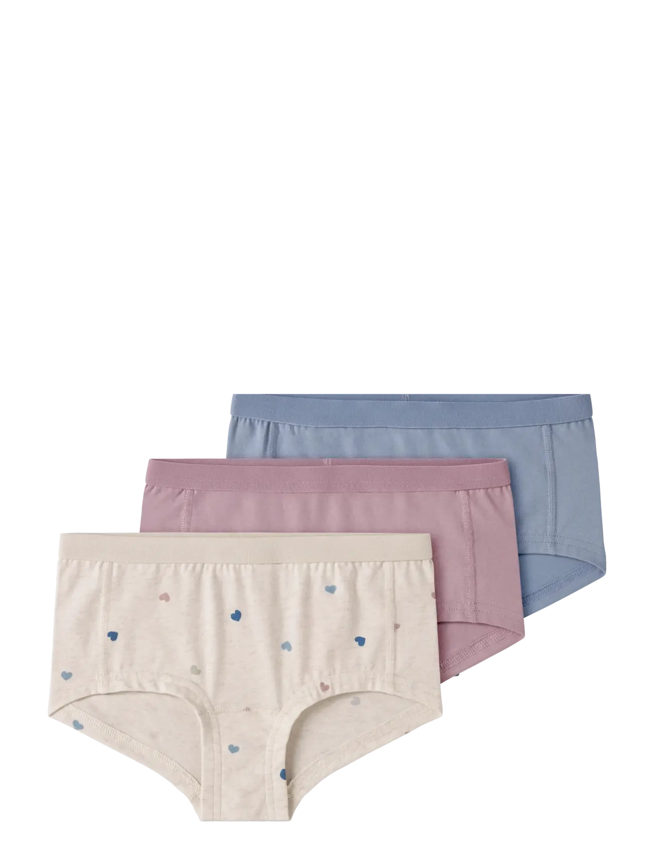 name it NKFHIPSTER 3P PEYOTE HEARTS NOOS - Trosor - PEYOTE MELANGE / cream