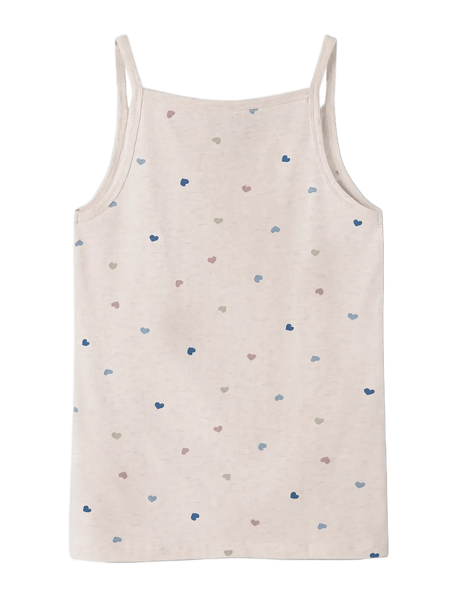 name it - NKFSTRAP TOP 2P PEYOTE HEARTS NOOS - tank tops - peyote melange - 2