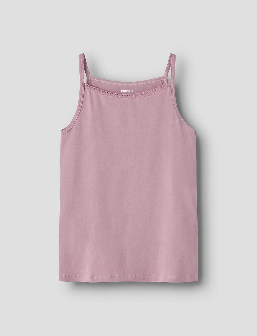 name it - NKFSTRAP TOP 2P PEYOTE HEARTS NOOS - tank tops - peyote melange - 3