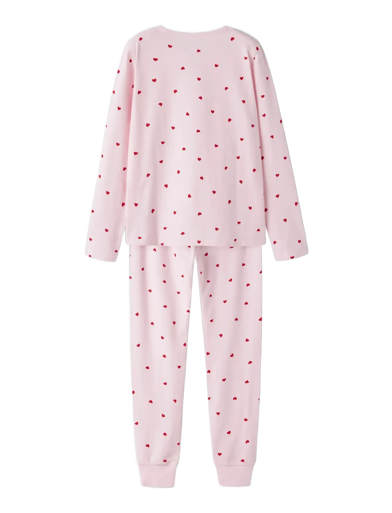 name it - NKFNIGHTSET PEYOTE HEARTS NOOS - pyjamassæt - ballerina - 1