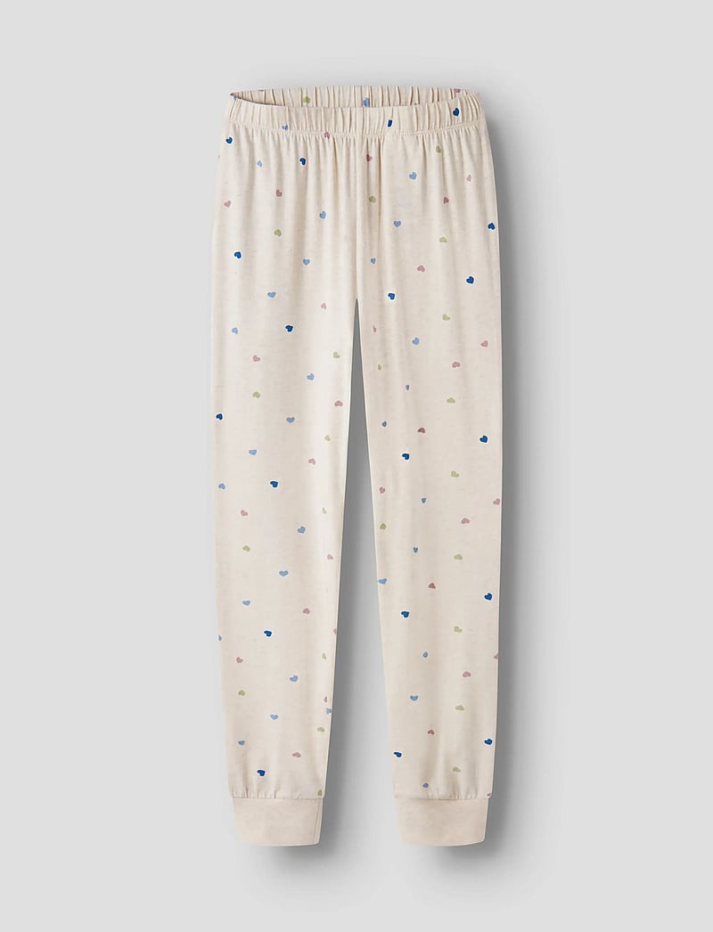 name it - NKFNIGHTSET PEYOTE HEARTS NOOS - pyjamassæt - peyote melange - 3