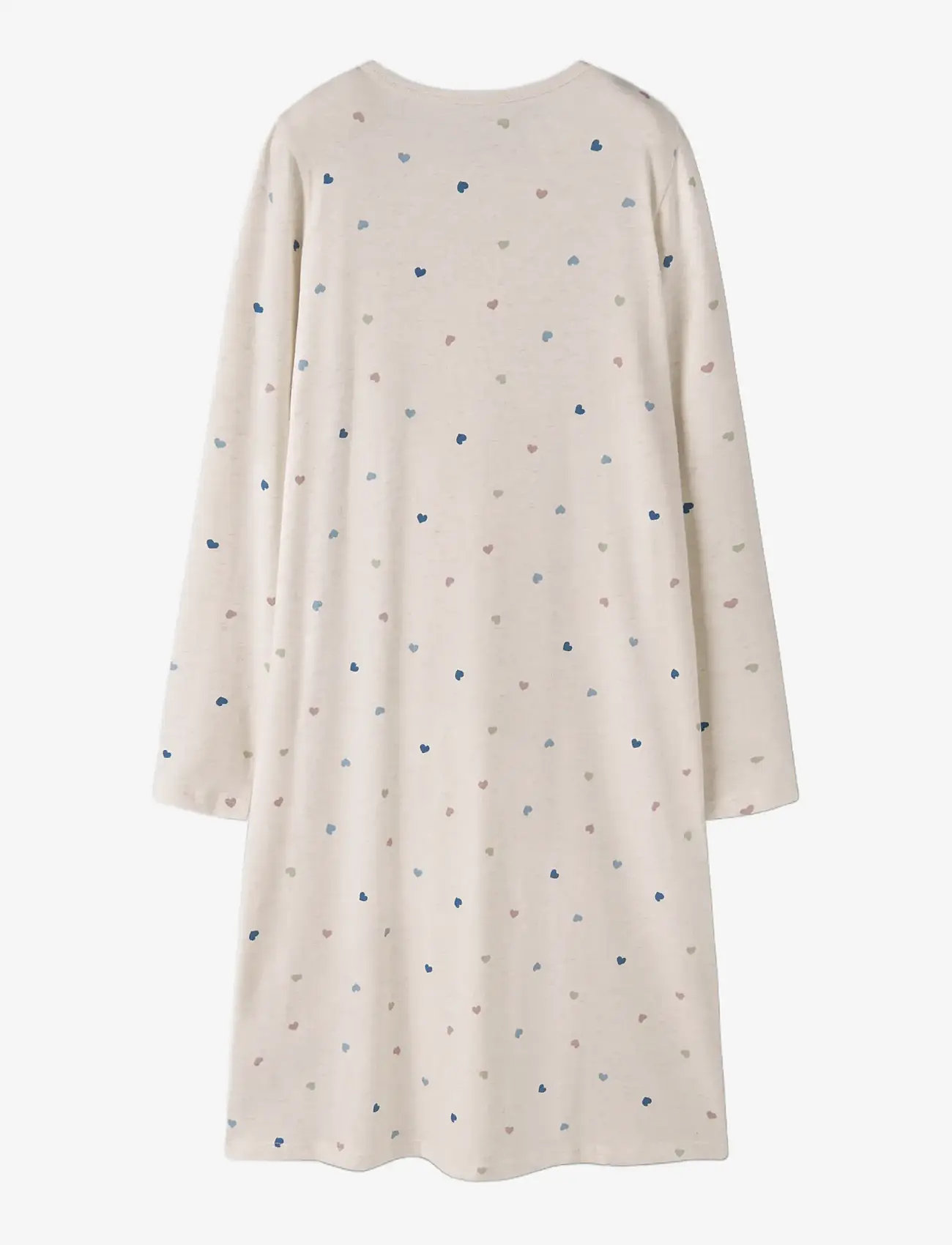 name it - NKFNIGHTGOWN HEARTS NOOS - natkjoler - peyote melange - 2