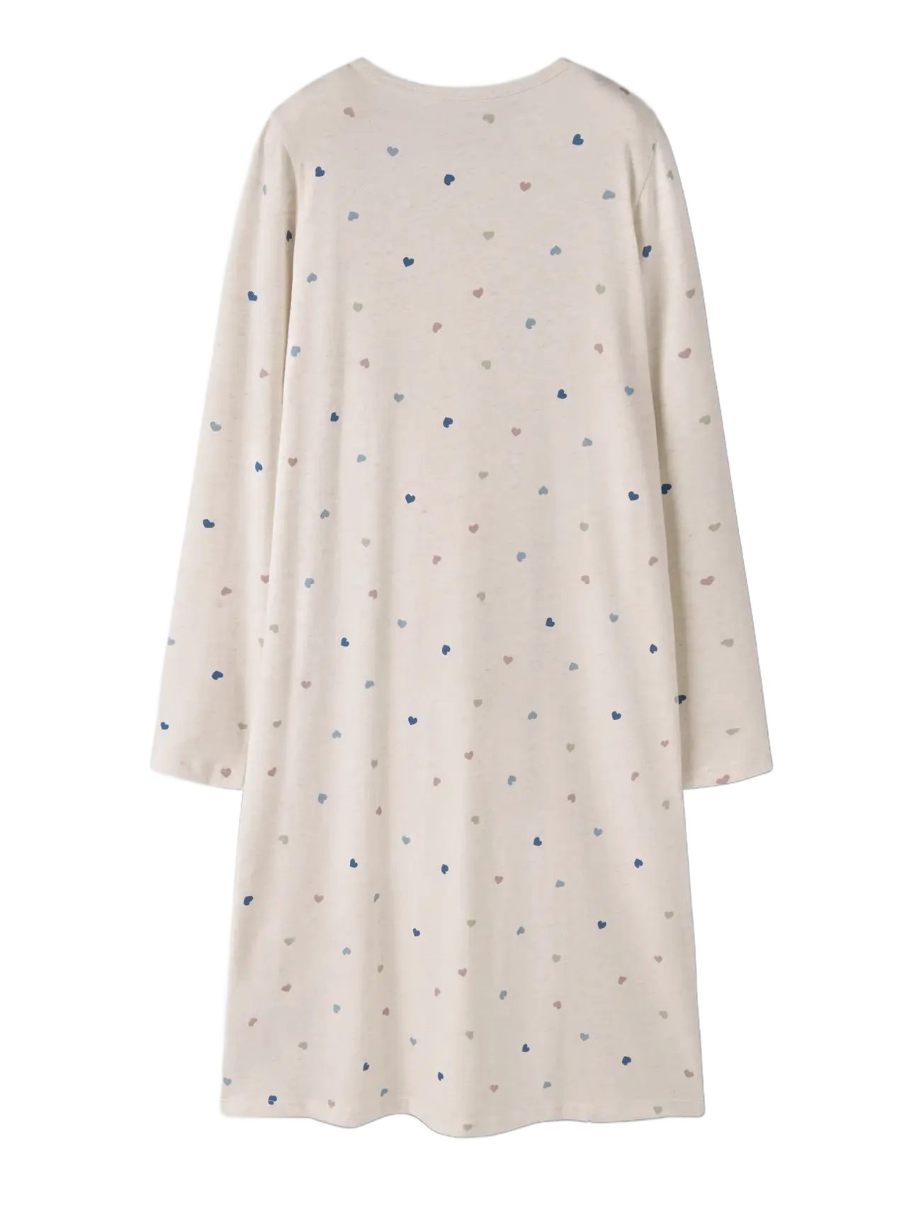 name it - NKFNIGHTGOWN HEARTS NOOS - nightdresses - peyote melange - 2