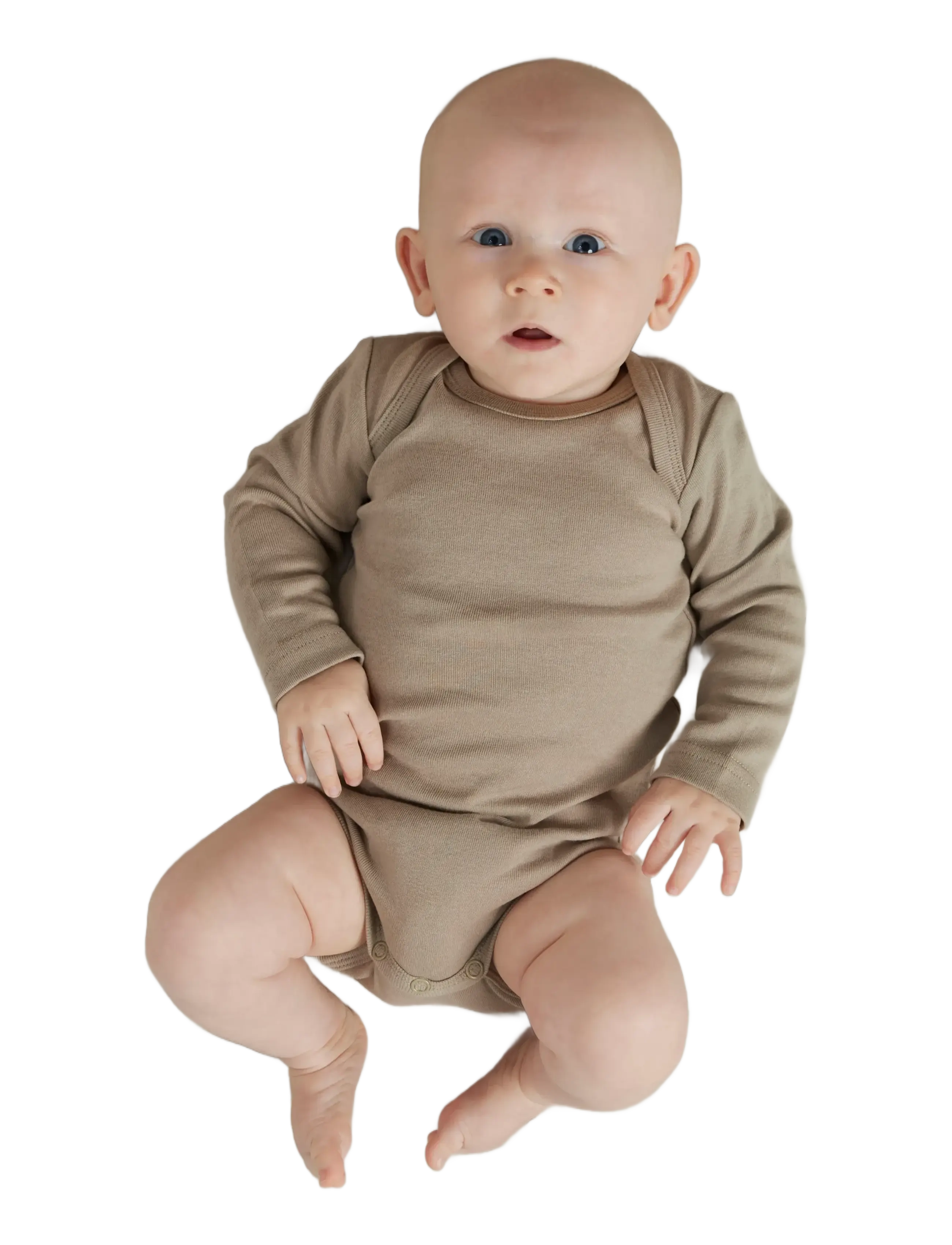 name it - NBNBODY 3P LS PUMICE BEAR NOOS - långärmade bodies - pumice stone - 3